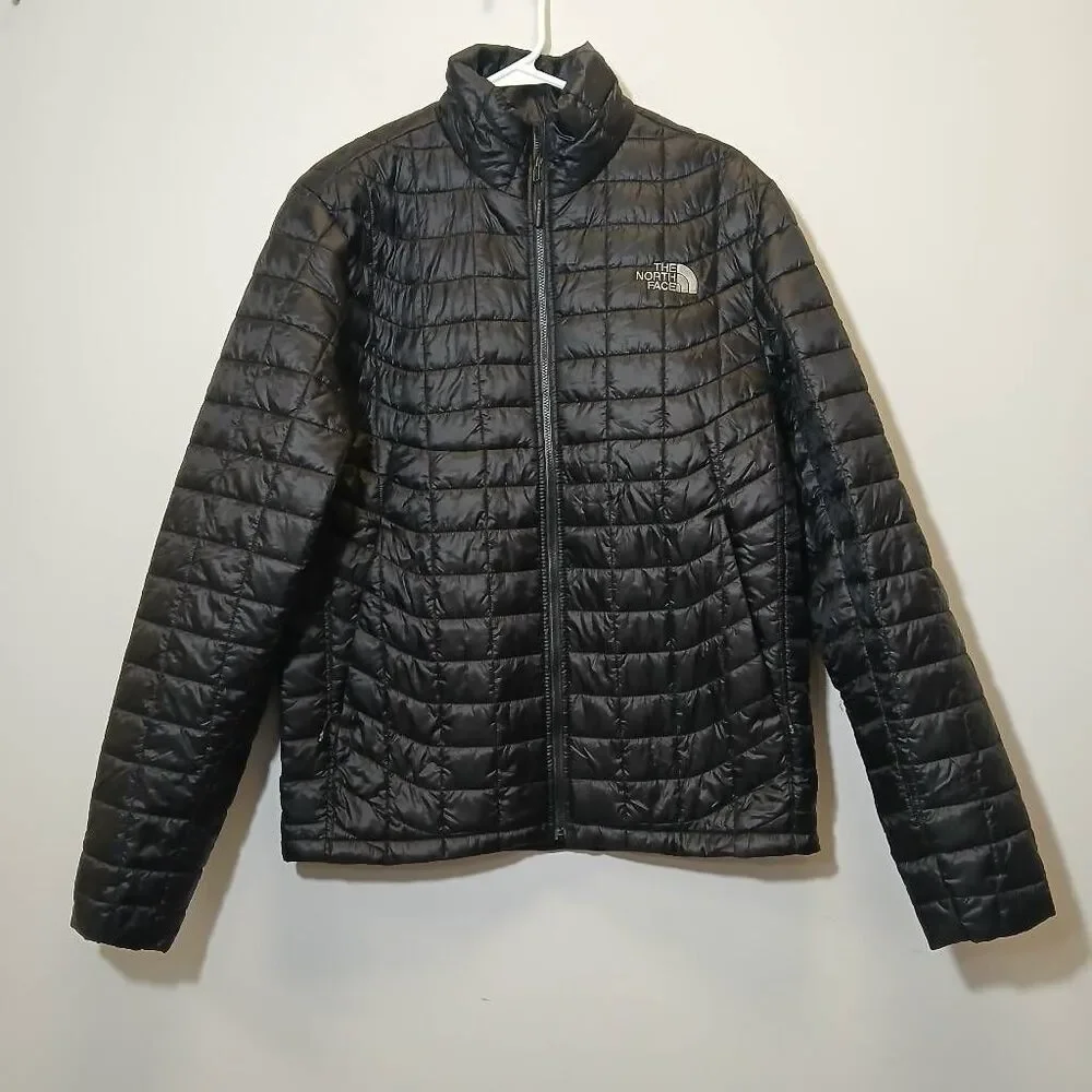 North face Mens thermoball trekker jacket lightweight packable coat black